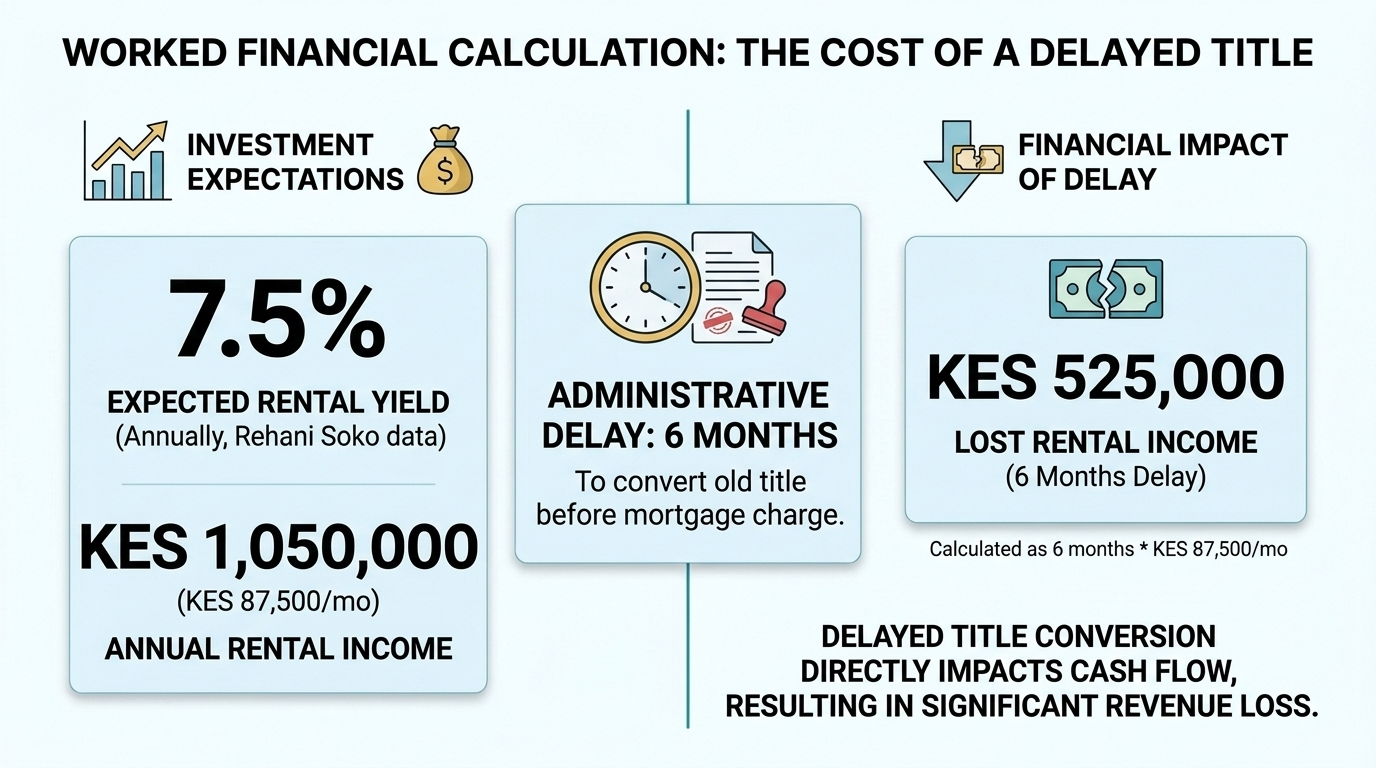 Worked Financial Calculation: The Cost of a Delayed Title